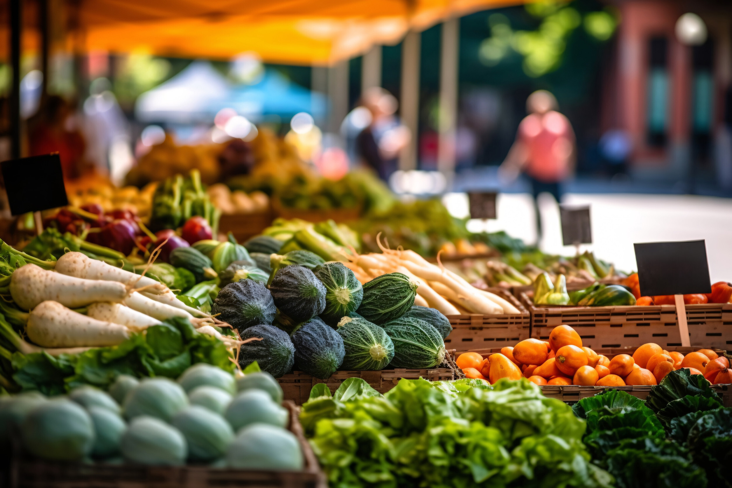 Denver chefs and farmers collaborating at a vibrant local market